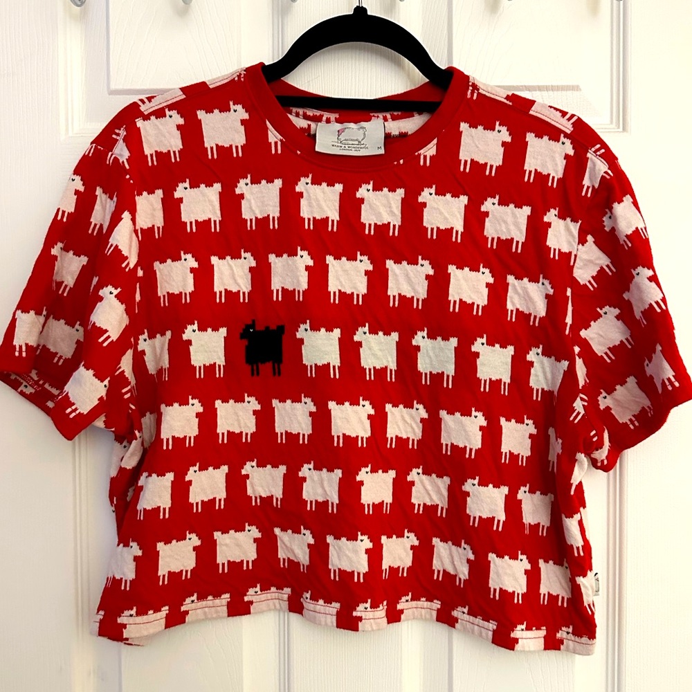 Warm & Wonderful x Rowing Blazers Princess Diana-Inspired Black Sheep Crop Tee